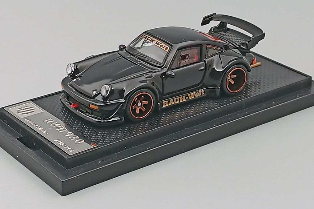 1:64 PORSCHE Rauh Welt RWB 930, black - FG640003