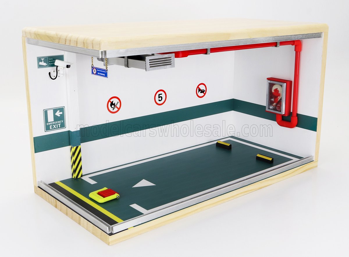 1:18 Бокс акриловый прозрачный диорама, подземный гараж - 169351