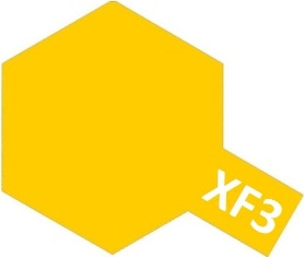 XF-3 Flat Yellow (краска акриловая, желтый матовый), 10мл. - 81703