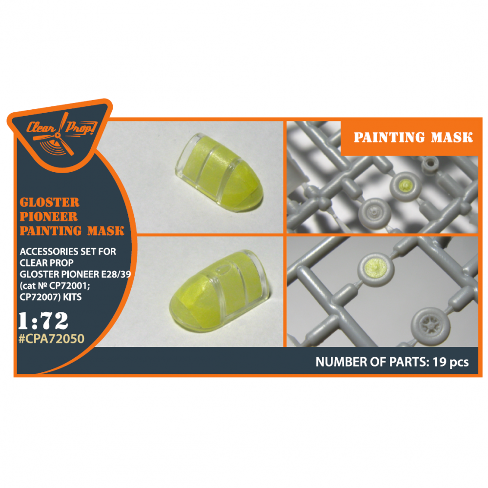 1:72 Маска окрасочная для Gloster E.28/39 Pioneer - CPA72050