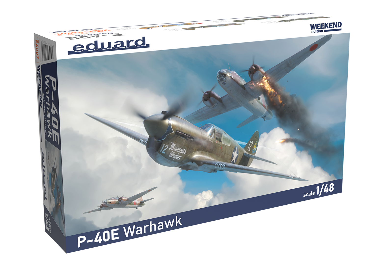 1:48 Сборная модель P-40E Warhawk Weekend Edition - 84207