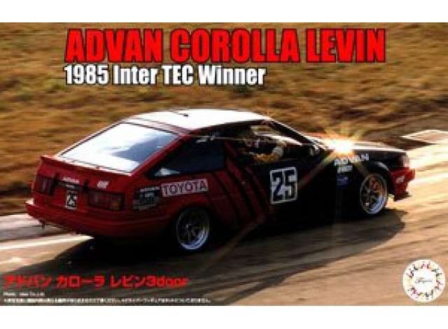 1:24 Сборная модель Toyota ADVAN Corolla Levin 3door - 046914