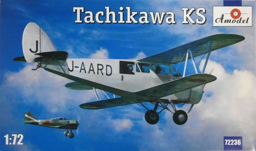 1:72 Сборная модель Японский легкомоторный самолет-фотосъемщик Tachikawa Ks - 72236