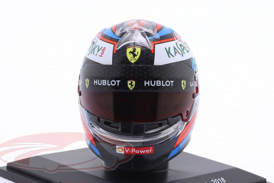 1:5 MINI HELMET Ferrari SF71H Kimi Räikkönen (2018) - MW8ALA0034
