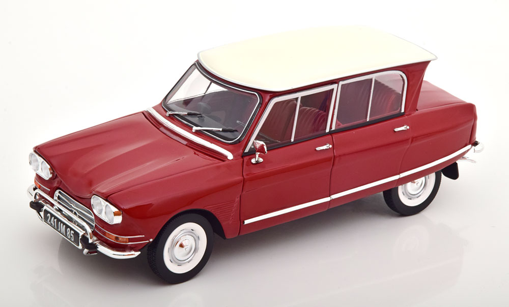 1:18 CITROEN Ami 6 (1968), dunkelrot/beige - 181602