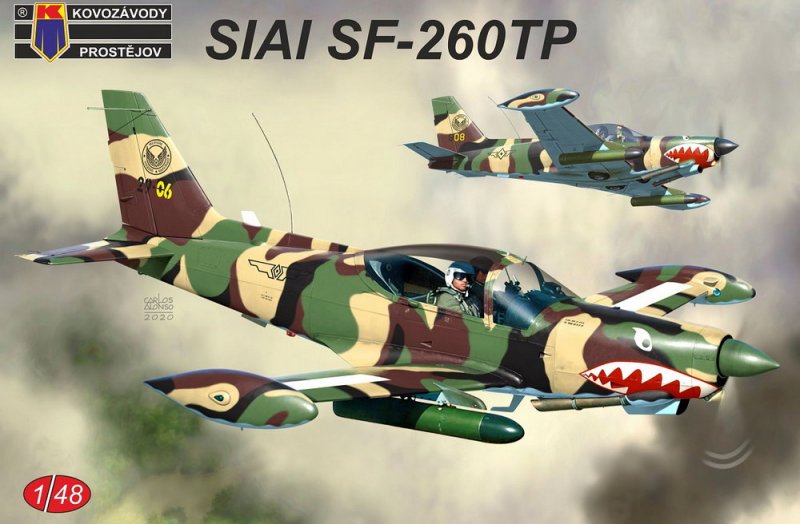 1:48 Сборная модель Самолет SIAI-Marchetti SF.260TP - KPM4814