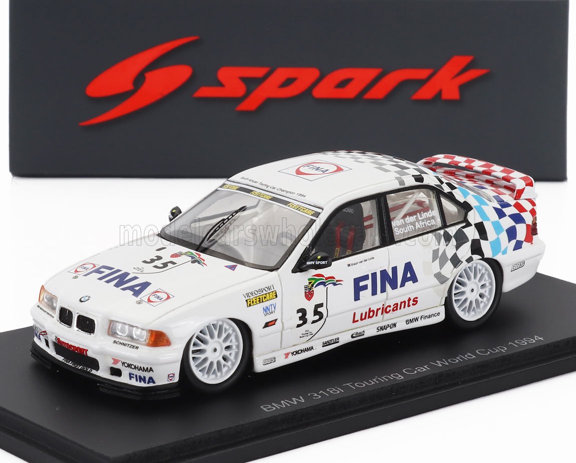 1:43 BMW 3-series 318is №35 Touring Car World Cup (1994) Shaun Van Der Linde, White - S8477