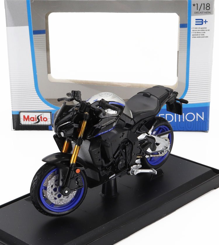 1:18 YAMAHA Mt-10 Sp (2023), Black Silver - 39300-23090BK