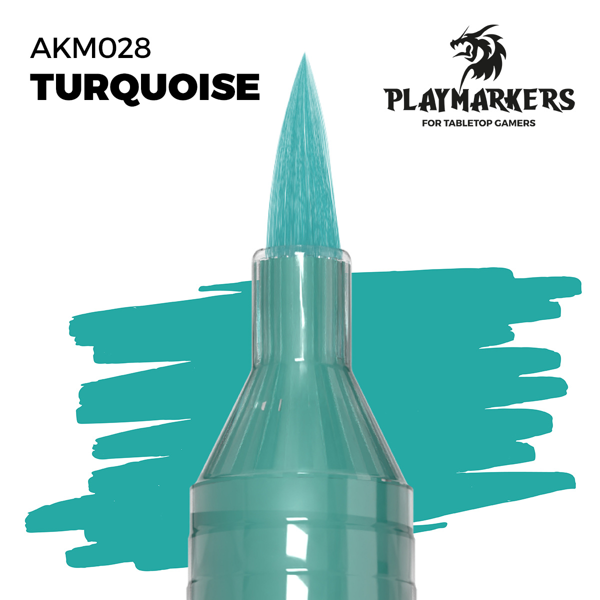 Маркер акриловый PLAYMARKER - Бирюзовый / TURQUOISE – PLAYMARKER - AKM028