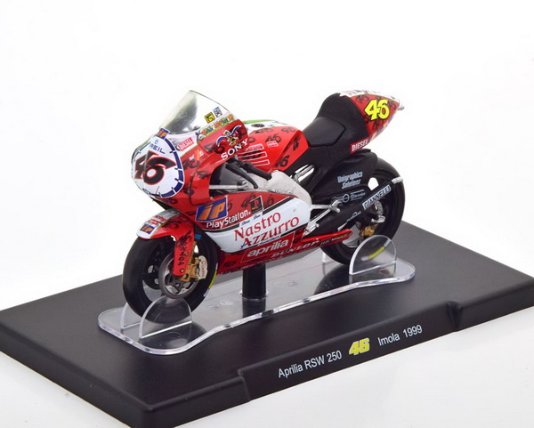 1:18 Aprilia RSW250 No.46 Imola Valentino Rossi (1999) - AHVAL026