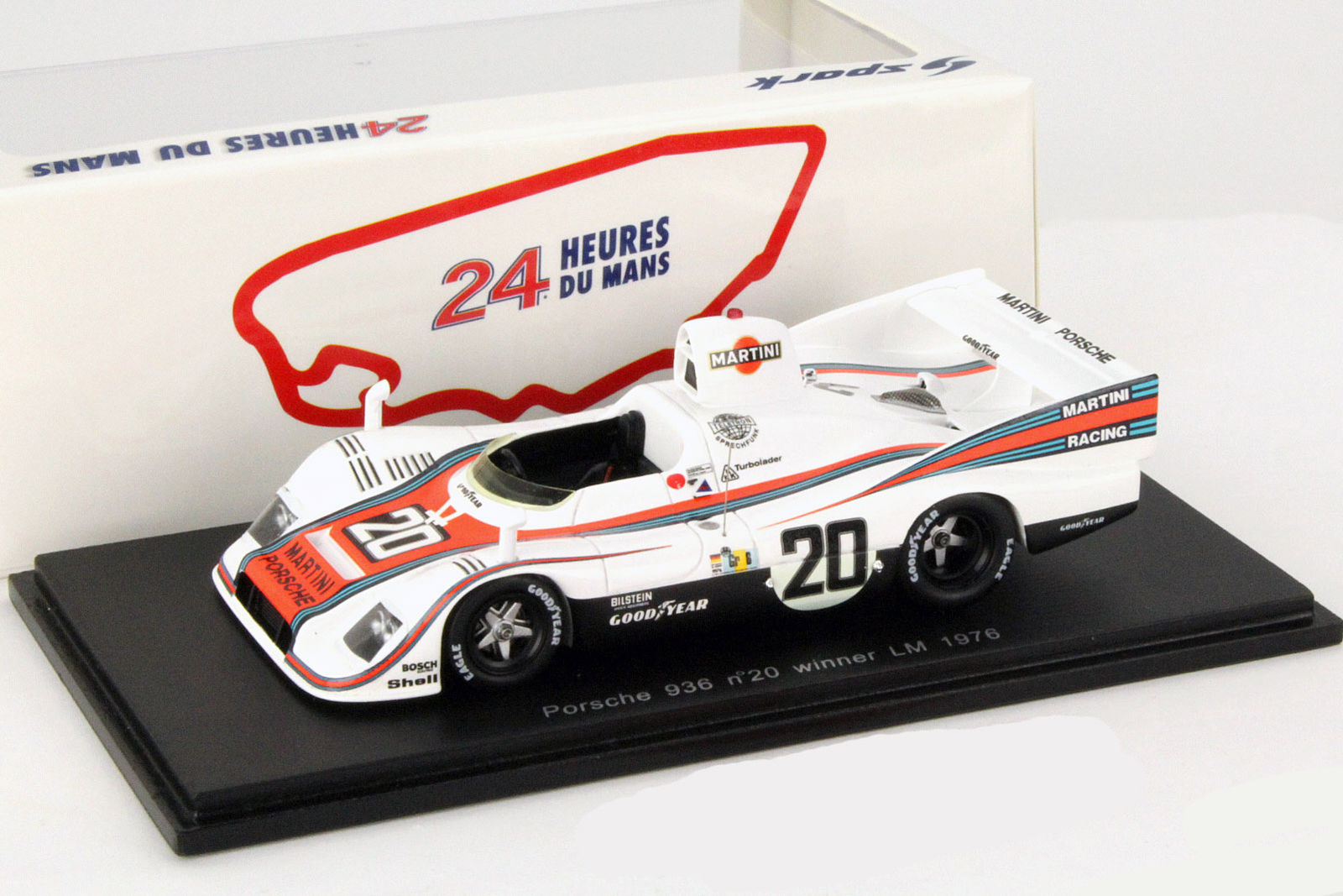1:43 PORSCHE 936 #20 Winner LM J. Ickx - G. van Lennep (1976), white - 43LM76