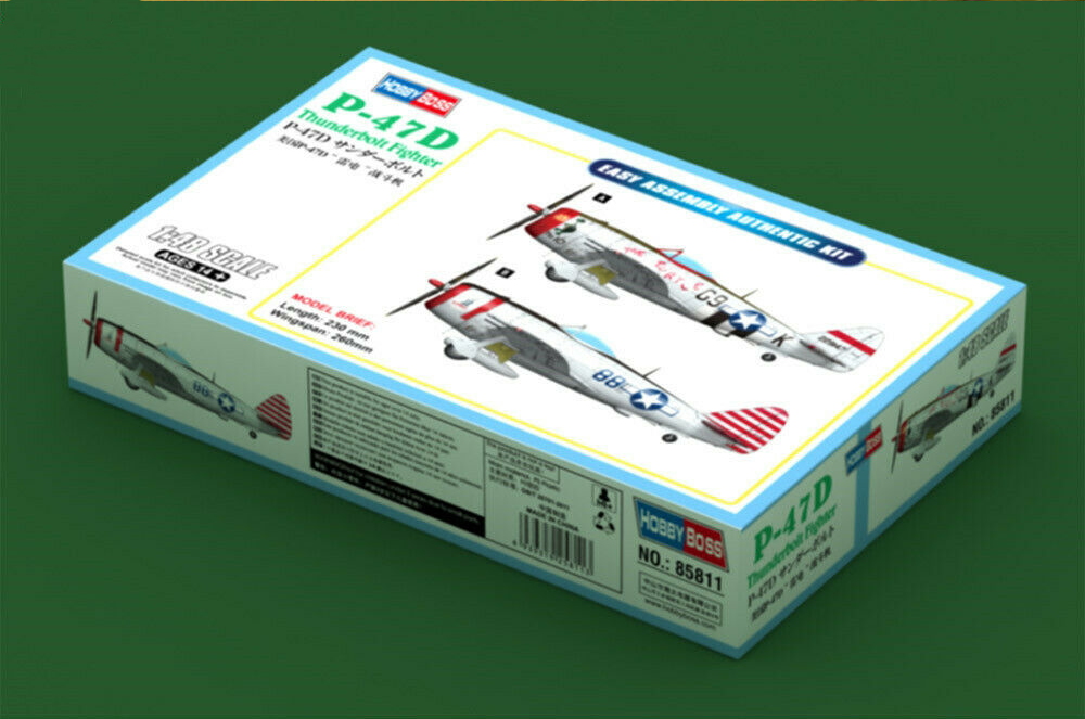 1:48 Сборная модель Самолёт P-47D Thunderbolt Fighter - 85811
