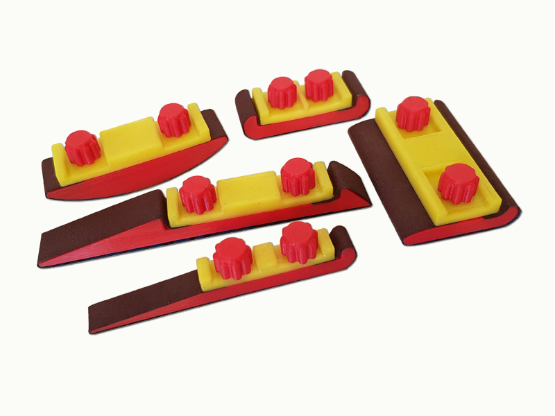 Фигурные шкурники мини, набор 5 шт. - WIM-SHK-01