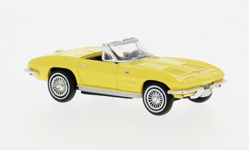 1:87 CHEVROLET Corvette C2 Cabrio (1962), light yellow - 18030