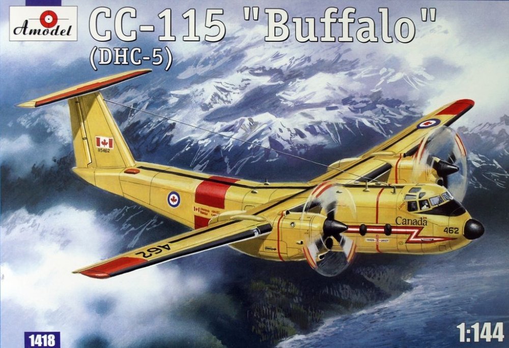 1:144 Сборная модель Канадский самолет de Havilland Canada Cc-115 Buffalo - 1418