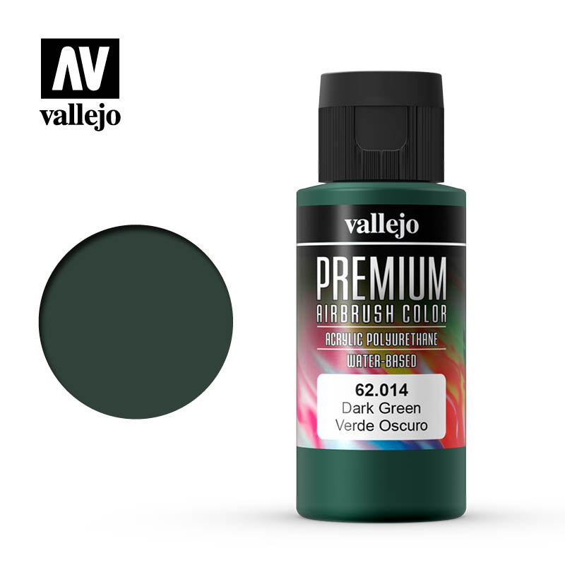 Краска акрил-уретановая Premium Color Зеленый Темный/Dark Green - 62014