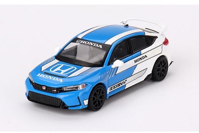 1:64 HONDA Civic Type R #3 (2023), blue / white - MGT00753