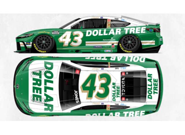 1:24 TOYOTA Camry XSE #43 Erik Jones *Dollar Tree*, green/white 2026 - C432622DOTER