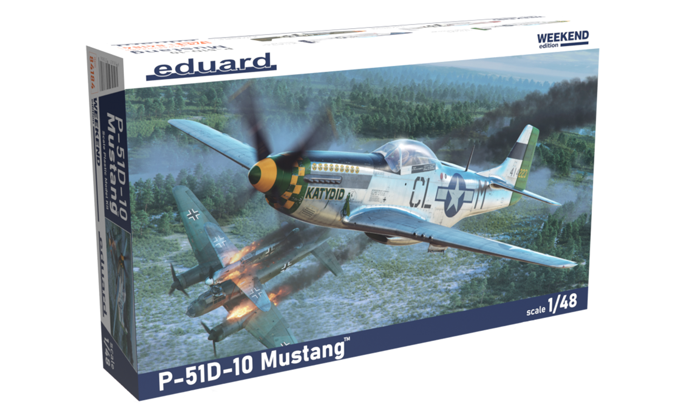 1:48 Сборная модель P-51D-10 Mustang Weekend edition - 84184