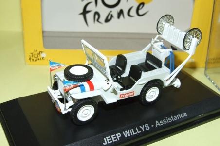 1:43 JEEP Willys Assistance Tour de France, weiß - 845005