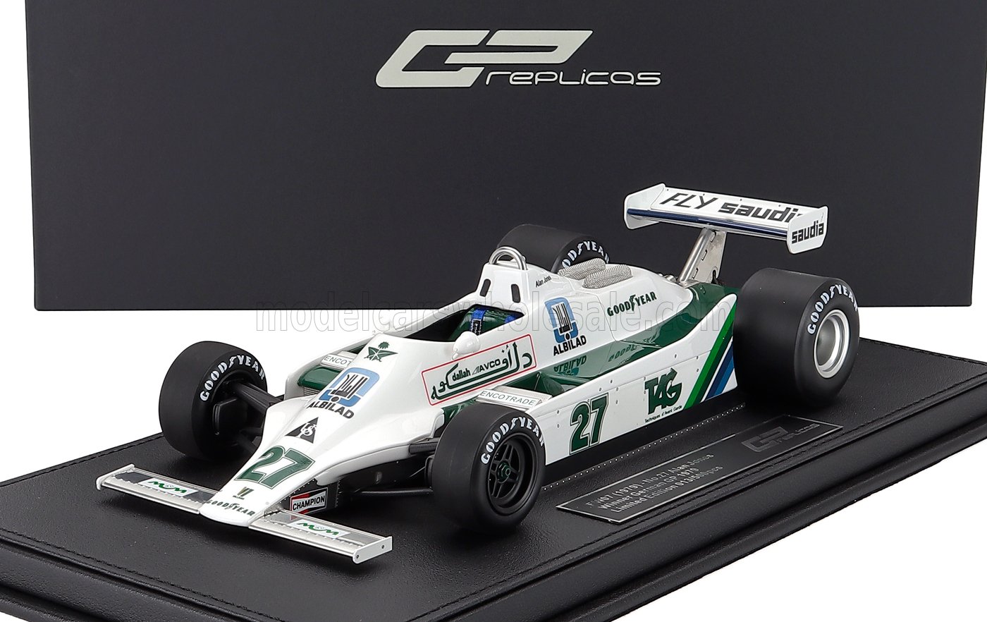 1:18 WILLIAMS F1  Fw07 Ford №27 Winner German Gp Alan Jones (1979), White - GP151A