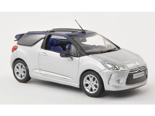 1:43 CITROËN DS3 Cabriolet 2013, серый/синий - 155289