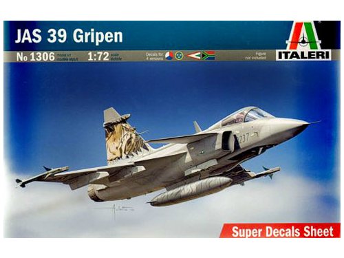 1:72 Сборная модель Самолет JAS 39 GRIPEN - 1306