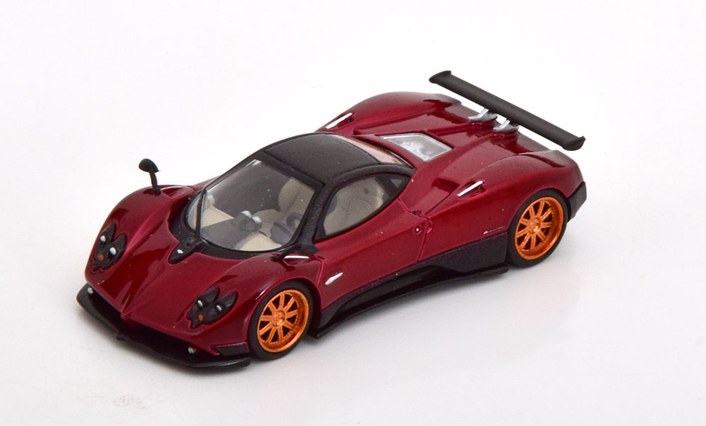 1:64 PAGANI Zonda F, red metallic black - MGT00382L