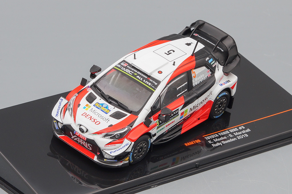 1:43 TOYOTA Yaris WRC #5 'Microsoft' Meeke/Marshall Rally Sweden 2019 - RAM709
