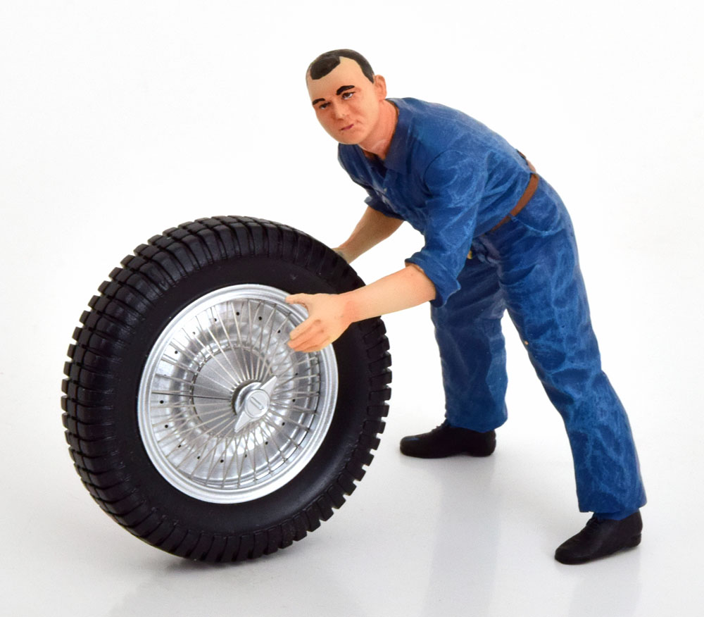 1:18 FIGUR Georges mechanic, blue - FLM118044-D1