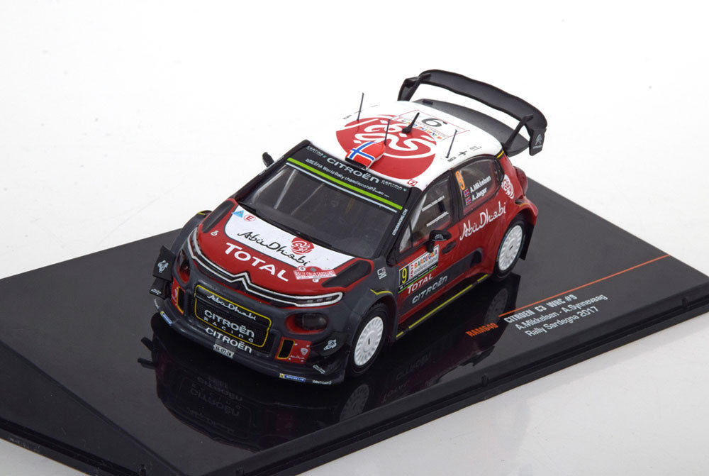 1:43 CITROEN C3 WRC #9 Mikkelsen/Jaeger Rally Sardinien 2017 - RAM640