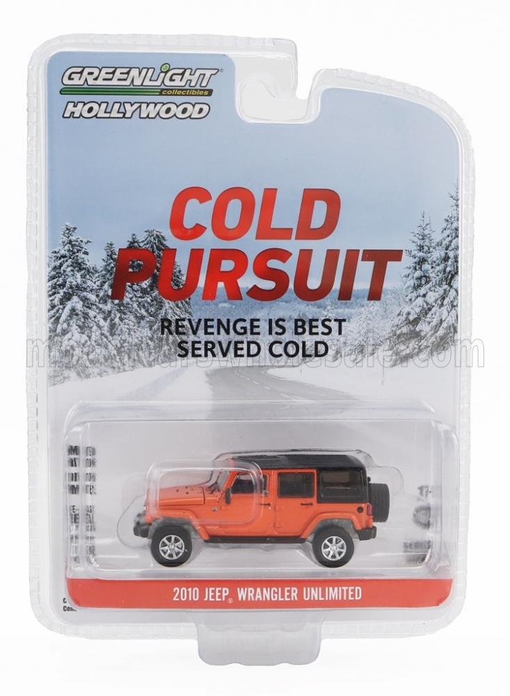 1:64 JEEP Wrangler Unlimited Hard-top (2010), Orange Black - 62010E