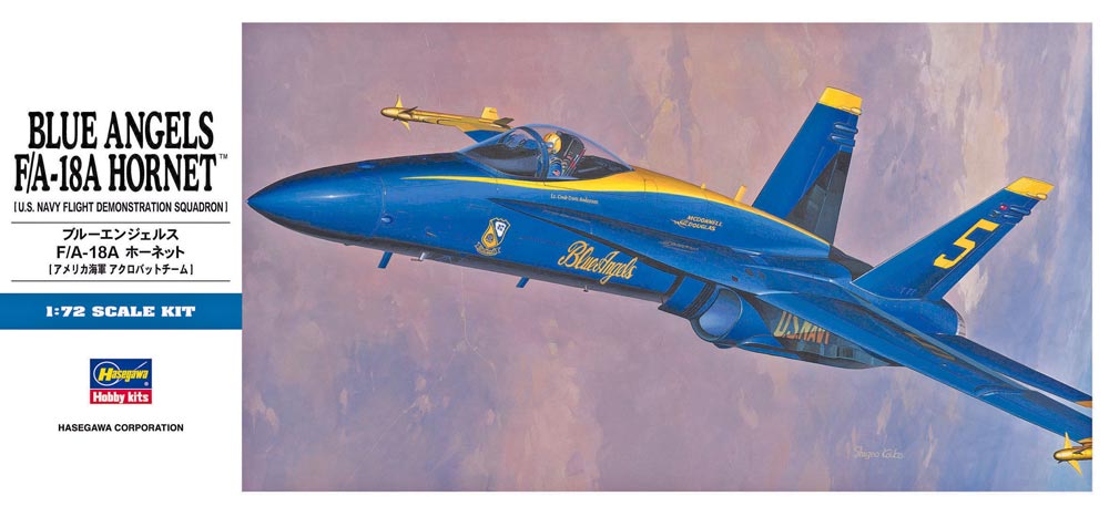 1:72 Сборная модель Самолет Blue Angels F/A-18 - 00440