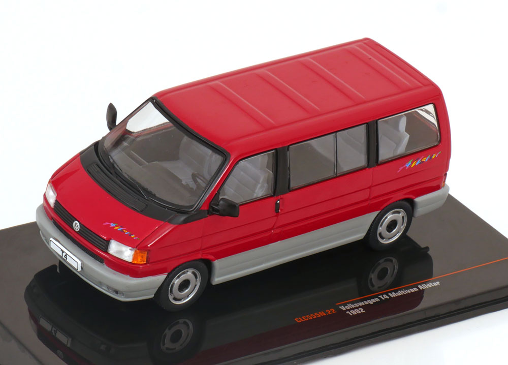 1:43 VOLKSWAGEN T4 Multivan Allstar (1992), red grey - CLC555