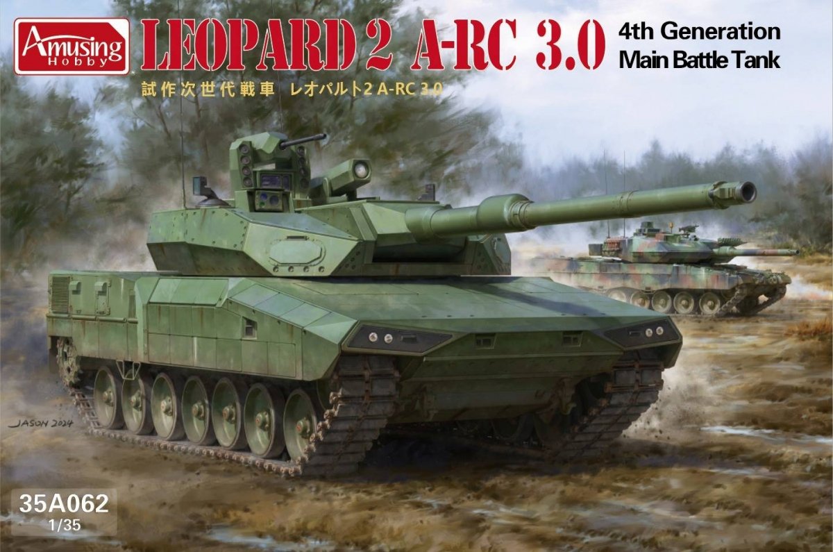1:35 Сборная модель немецкий танк Leopard 2 A-RC 3.0