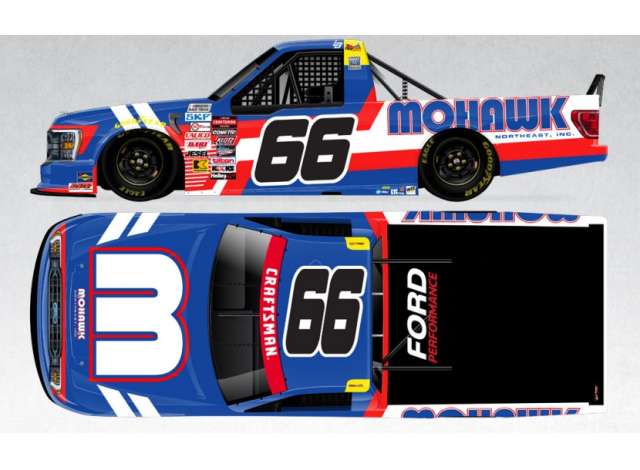 1:64 Ford F-150 #66 Luke Baldwin * MOHAWK NORTHEAST*, blue/red/white 2025 - T662565MOHLB