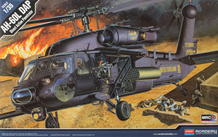 1:35 Сборная модель Вертолет AH-60L DAP - 12115