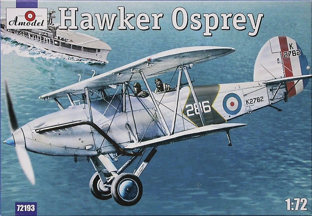 1:72 Сборная модель Британский морской разведчик Hawker Osprey - 72193