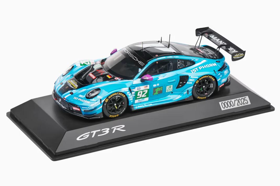 1:43 PORSCHE 911 992 GT3 R 4.2L TEAM MANTHEY 1st PHORM №92 Winner LMGT3 Class 24h Le Mans 2025 Riccardo Pera - Richard Lietz - Ryan Hardwick - WAP020005260LM