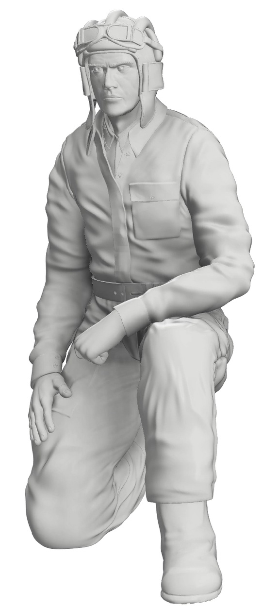 1:35 Советский танкист конца 1930-х, фигура № 5 - FL35005