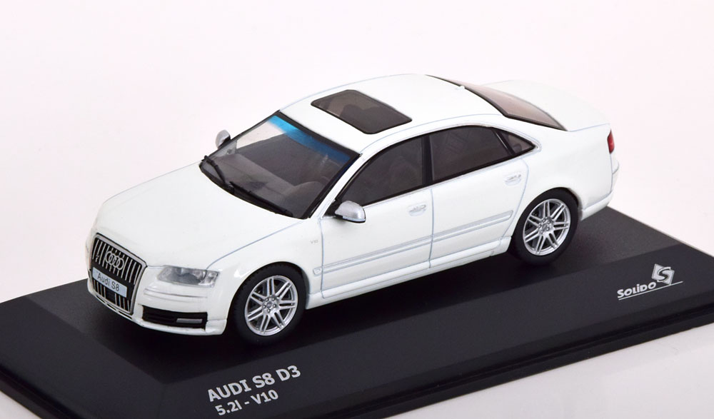 1:43 AUDI S8 D3 (2010), white - S4313302