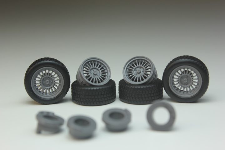 1:43 Комплект колес #36 (BMW Alpina) - KD036