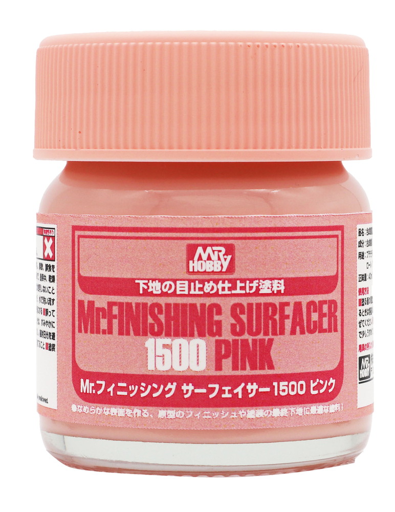 Грунтовка MR.FINISHING SURFACER 1500 PINK 40мл. - SF-292