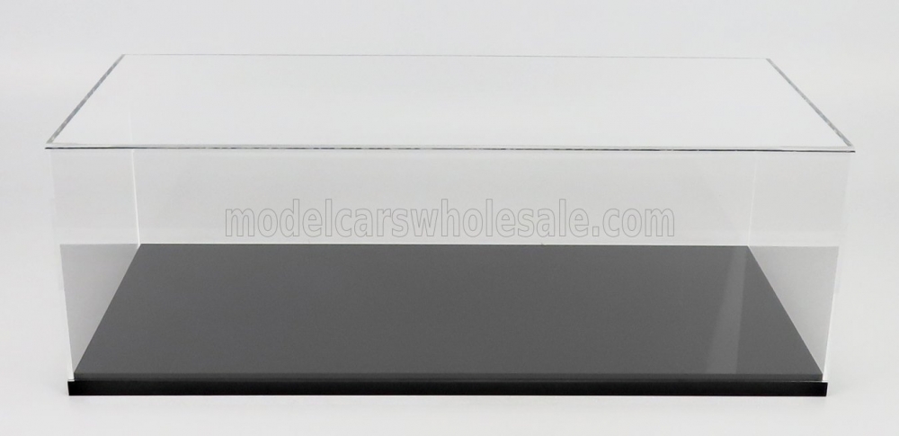 1:12 VETRINA DISPLAY BOX Base Nera - Black Base For 1/12 Model - Lungh.lenght Cm 46.7 X Largh.width Cm 22.7 X Alt.height Cm 16.0 (altezza Interna Cm 14.2), Plexiglass Display - BBR-VET12PX