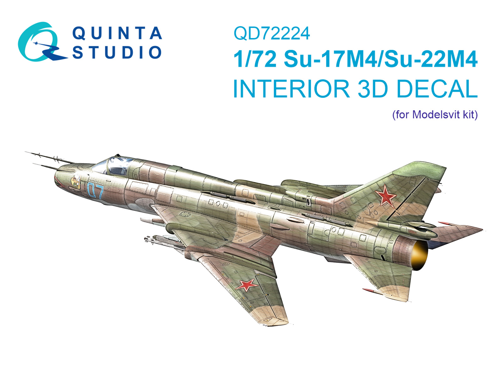 1:72 Декаль интерьера кабины Су-17М4/Су-22М4 (Modelsvit) - QD72224