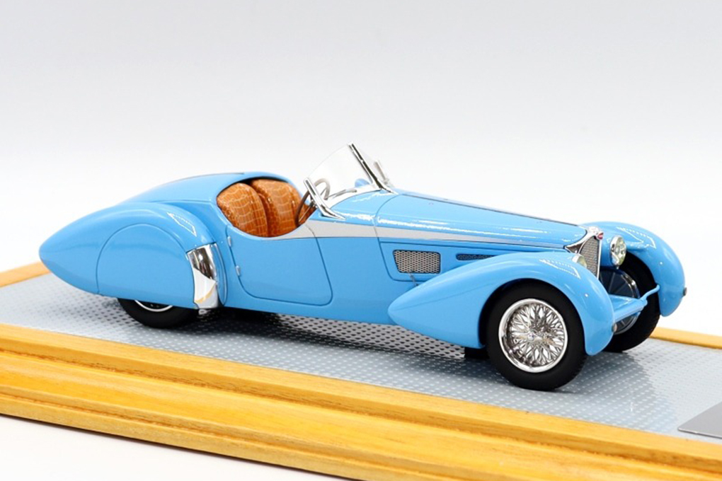 1:43 Bugatti T57SC sn57593 Roadster Corsica 1938 Original Car, Blue - IL43115