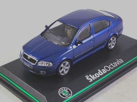 1:43 SKODA Octavia, deep blue sea met. - 001K
