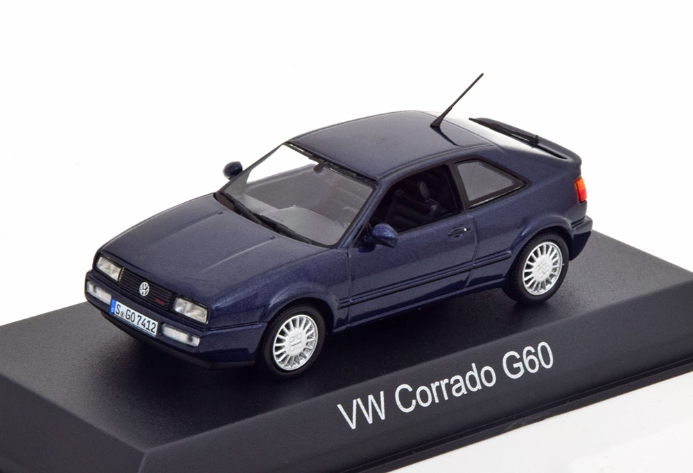 1:43 VOLKSWAGEN Corrado (1990), dunkelblau-metallic - 840142