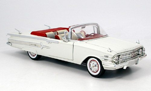 1:18 CHEVROLET Impala 1960, white - MOM73110WHITE