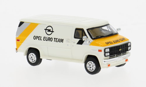 1:87 CHEVROLET C 20 Opel Euro Team (1983), white/yellow - 18256